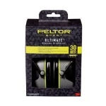 3M Peltor™ Sport Ultimate™ Hearing Protector, 97042-PEL-6C, 30 NRR Black/Gray - 7100088576