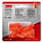 3M Disposable Earplugs, 92077H7-DC, 7 pairs/pack - 7100155188