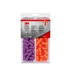 3M Disposable Earplugs, 92059H80-DC, Multicolor, 80 pairs/pack - 7100156923