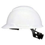 3M SecureFit™ Hard Hat CHH-R-W6-SL, Cap Style with Ratchet Adjustment, White - 7100292304