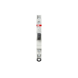 ABB E215-16-11F - Pushbutton, 16 A, acc. to EN 250 V AC, 1NO, 1NC, El. Color: Black, MW: 0.5