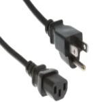 Cable CP-PWR-CORD-NA= Power Cord - 6', 18 AWG, 10 Amp, 125 Volt