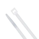 Dottie DT4B - 4'' UV Black Standard Duty Cable Tie, Nylon 6/6