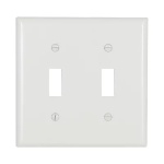 Eaton T0-2-8177/E - Toggle Wallplate, White