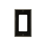 Eaton T0-2-8177/EZ - Decorator/GFCI Wallplate, Black