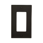 Eaton T3-1-102/E - Decorator/GFCI Wallplate, Black