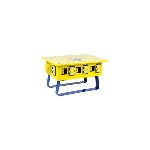 Ericson 1066-BFS Power Distribution Unit - Single Phase, 120/240V Input-120/240V Output, NEMA 3R, Yellow