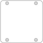 Hoffman A122120P Backplate for Hazardous Location Enclosure