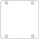 Hoffman A19075P Backplate for Hazardous Location Enclosure