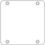 Hoffman A260160P Backplate for Hazardous Location Enclosure