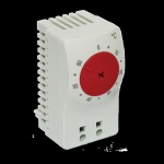 Hoffman ATEMNCC Temperature Control Switch, 2.36x1.30x1.62, Lt Gray, Plastic, Closed C, Width: 1.3 in / 33 mm Height: 2.36 in / 60 mm