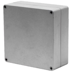 Hoffman MB040435PC Enclosure - 4.3" x 4.3" x 3.5" (HxWxD), Polycarbonate