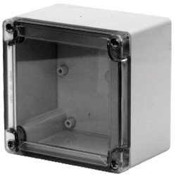 Hoffman MBG060303PCCT Enclosure - 6.4" x 3.2" x 3.4" (HxWxD), Polycarbonate