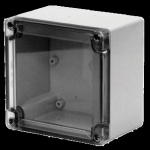 Hoffman MBG120935ABSCTQ ABS Enclosures. MultiBoxG Transparent Quick-Release Cover Type 4X, 11.89x9.13x3.54, Lt Gray, ABS, ABSCTQ