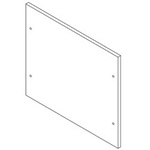 Hoffman PCST86PCSS PROLINE-PC Cover for Upper Front - 63" x 23.6" x 0.7" (HxWxD), 304 Stainless Steel, Unpainted