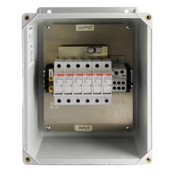 Hoffman RF-6 RF Solar Combiner Box - 13.3" x 11.3" x 5.5" (HxWxD), Fiberglass