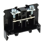 IDEC BNH10W, Terminal Block, DIN Rail, Black, Side Wire Entry Position