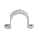 Ilsco GCC-410 - 1-1/4 in (33 mm), Plastic Conduit Strap, Secures Elect Conduit, Sched 40 PVC, and Copper Tubing, Grey, (10-Pack)