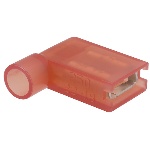 Ilsco NFLB-18-250-P25 Disconnect Terminal - Brass, 18-22 AWG, 600 V, Red