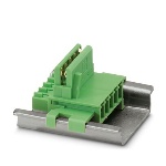 Phoenix Contact ME 17,5 TBUS 1,5/ 5-ST-3,81 GN DIN rail connector - 5 Positions, Green - 2709561