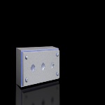 Rittal 1683600 Push Button Enclosure - 304 Stainless Steel, NEMA 1/3/3X/4/4X/12/13, 3.94"  x 8.66"  x 3.54" (WxHxD)