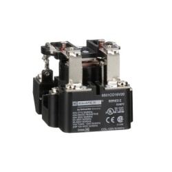 Schneider Electric 8501CDO16V51 Relay Plug-In-Electromagnetic - 2 HP, 30A resistive at 300 VAC, DPDT, 2 normally open and 2 normally closed contact, 12 VDC coil