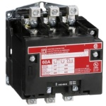 Schneider Electric 8903SPO2V03 - Type S Multipole Lighting Contactor - 60 Amp, 220/240 VAC, 3P, Open