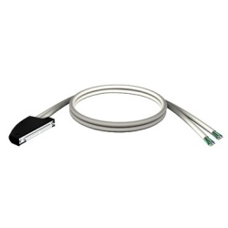 Schneider Electric BMXFCW1003 - cord set, Modicon M340, 40-way terminal, two end flying leads, 10m