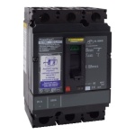 Schneider Electric HJL36150CU53X - PowerPact H Circuit breaker, 150 Amp, Three Pole, 65 kA, 690 VAC