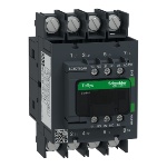 Schneider Electric LC1DT80A6EHE IEC Contactor - 80 Amp, Four Pole, 48-130 VAC/DC Coil, 4 NO