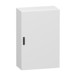 Schneider Electric NSYCRN128400 - Plain steel door, PanelSeT CRN, without mounting plate, 1200x800x400mm, IP66, IK10, RAL7035