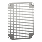 Schneider Electric NSYMR43 - Perforated Plate, Steel, 13.7" x 9.9"