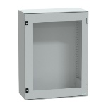 Schneider Electric NSYPLM86TG Thalassa PLM Wall mounted Fiberglass Reinforced Polyester Enclosure - IP66, 33.35" x 25.04" x 11.81" (HxWxD)