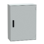 Schneider Electric NSYPLM86VG Thalassa PLM Wall mounted Fiberglass Reinforced Polyester Enclosure - IP66, 33.35" x 25.04" x 11.81" (HxWxD)