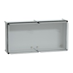 Schneider Electric NSYPLS3672AG Polycarbonate/Polyester Enclosure - 14.2" x 28.3" x 9.1" (HxWxD), NEMA 4X/13