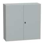 Schneider Electric NSYS3D121240DP Steel Enclosure - 47.2" x 47.2" x 15.7" (HxWxD), IP55