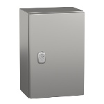 Schneider Electric NSYS3X3215 Spacial S3X Wall Mounted 304 Stainless Steel Enclosure - IP66, 11.81" x 7.87" x 5.91" (HxWxD)