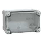 Schneider Electric NSYTBP191210HT Polycarbonate Enclosure - 7.6" x 4.8" x 4.1" (HxWxD), NEMA 4/4X