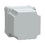 Schneider Electric NSYTBS111113H Thalassa TBS Wall mounted ABS Enclosure - IP66, 4.57" x 4.57" x 5.24" (HxWxD)