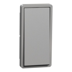 Schneider Electric SQR16101GY - Rocker, X Series, for switch, gray, matte finish