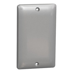 Schneider Electric SQWS140001GY - Blank plate, X Series, 1 gang, gray, matte finish