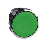 Schneider Electric ZB4BA3 Harmony 22 mm Round Green Chromium plated metal Push Button Non-Illuminated Flush Modular Head