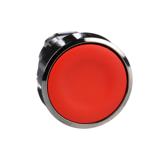 Schneider Electric ZB4BA4 Harmony 22 mm Round Red Chromium plated metal Push Button Non-Illuminated Flush Modular Head