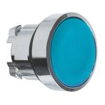 Schneider Electric ZB4BA6 Harmony 22 mm Round Blue Chromium plated metal Push Button Non-Illuminated Flush Modular Head