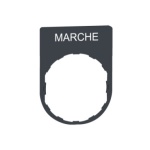 Schneider Electric ZBYP2103 - legend plate with marche marking