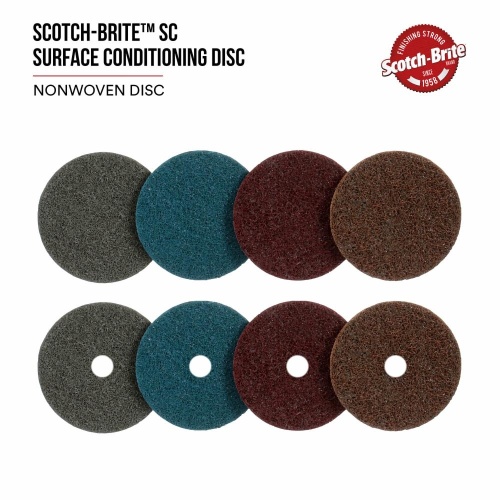 3M 7000000719 - 3M Scotch-Brite™ Surface Conditioning Disc, SC-DH, A/O Medium, 5 in x NH
