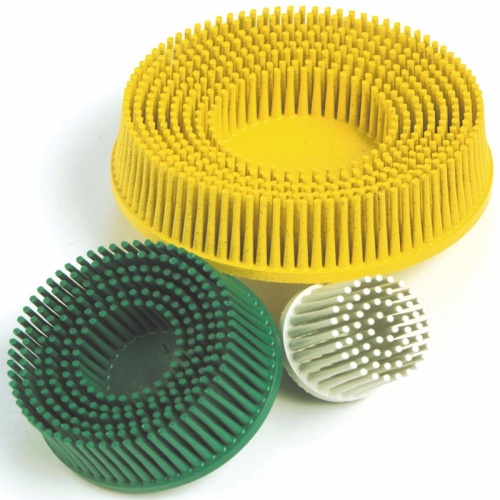 3M 7000000744 - 3M Scotch-Brite™ Roloc™ Bristle Disc, RD-ZB, 120, TR, White, 2 in x 5/8 in, Tapered