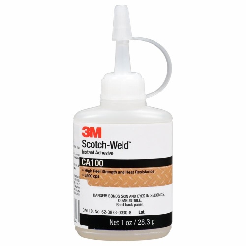3M 7000000900 - 3M Scotch-Weld™ Instant Adhesive CA100, Clear, 1 fl oz