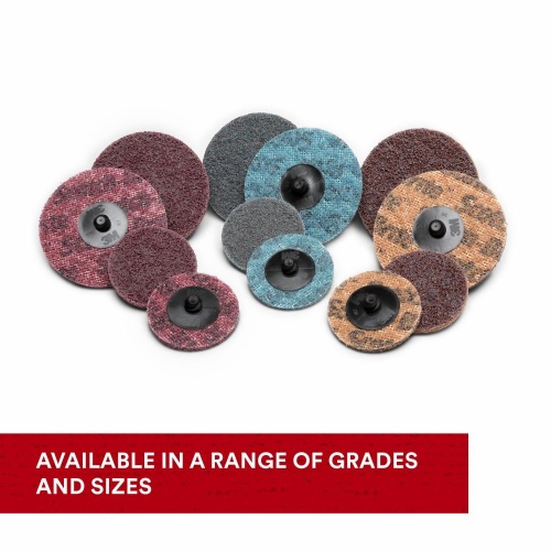 3M 7000028506 - 3M Scotch-Brite™ Roloc™ Surface Conditioning Disc, 07481, SC-DR, A/O Medium, TR, 2 in