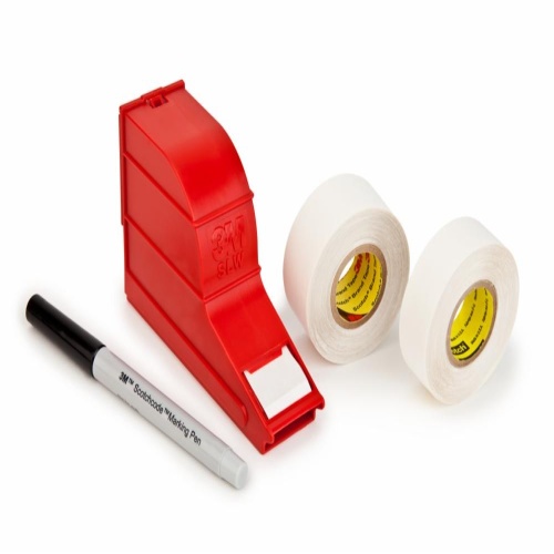 3M 7000031502 - ScotchCode™ Wire Marker Write-On Dispenser with Tape and Pen SLW, 1.0 in x 5.0 in